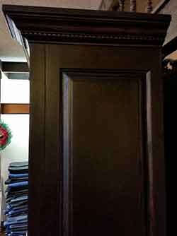 Solid Wood Raised Panel Gun Cabinet Sides