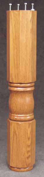 traditional dining table pedestal in Pub height